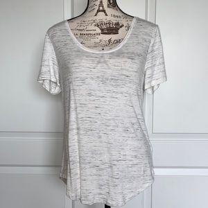 OLD NAVY LUXE CURVED-HEM TEE FOR WOMEN